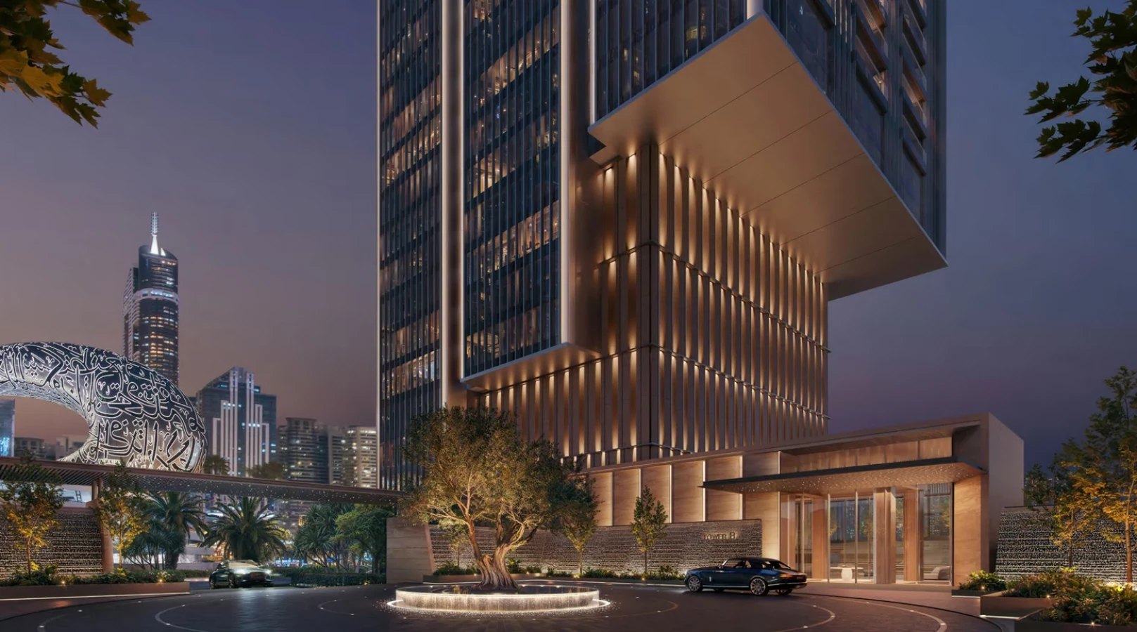 Jumeirah Residences Emirates Towers - Tower B, a development in DIFC (Dubai International Financial Center), Dubai