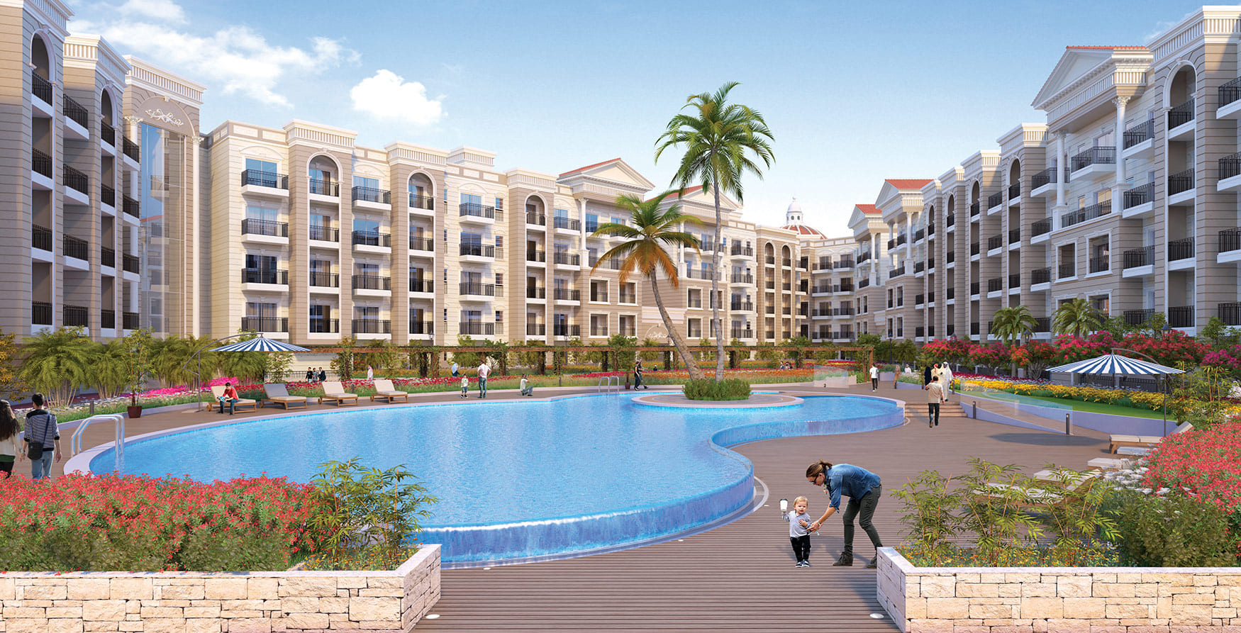 ⁠⁠⁠Resortz, a development in Arjan, Dubai