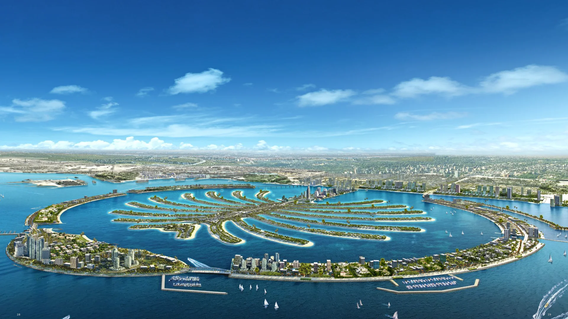 Palm Jebel Ali, a residential community in Dubai