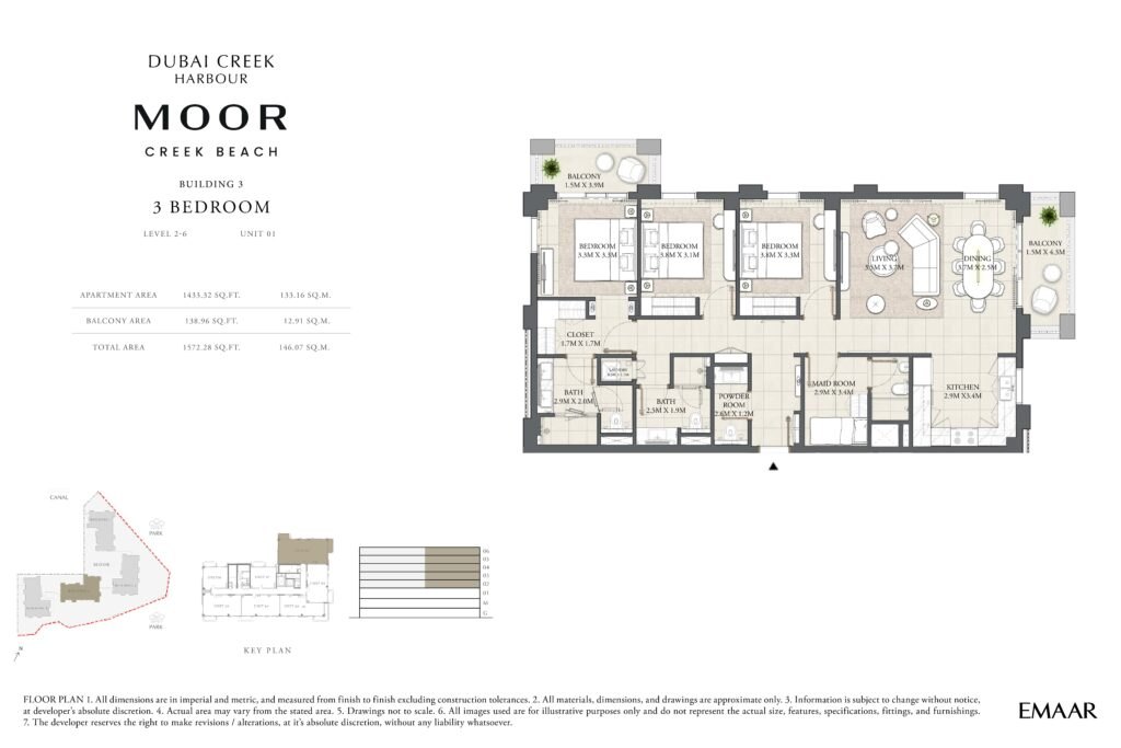 Moor, a development in Dubai Creek Harbour, Dubai, photo 3