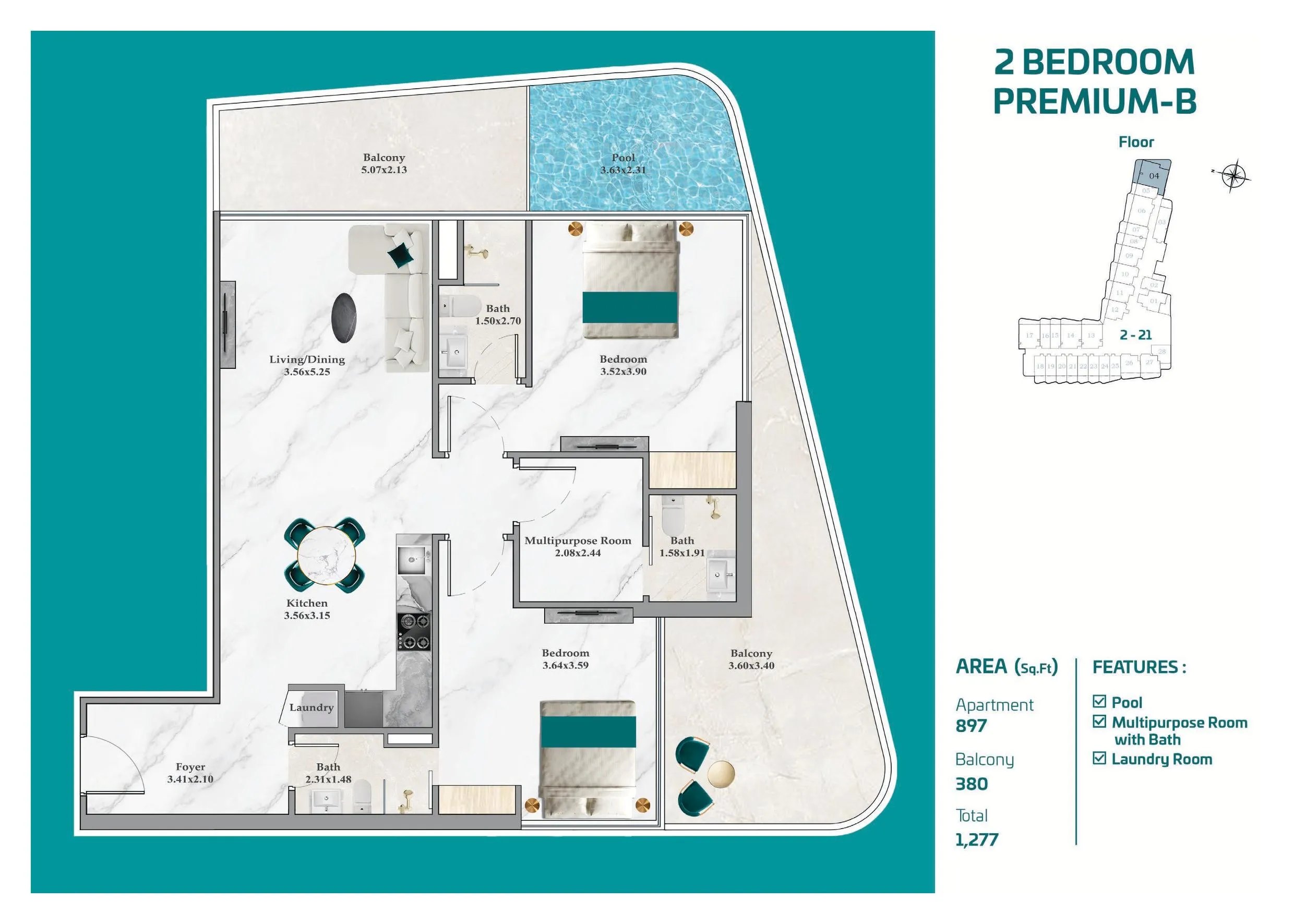 Breez by Danube, a development in Maritime City, Dubai, photo 4