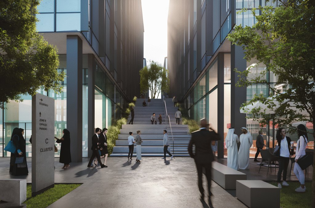 Aljada Central Business District. Buildings 3, 7, a development in Muwaileh Commercial, Dubai