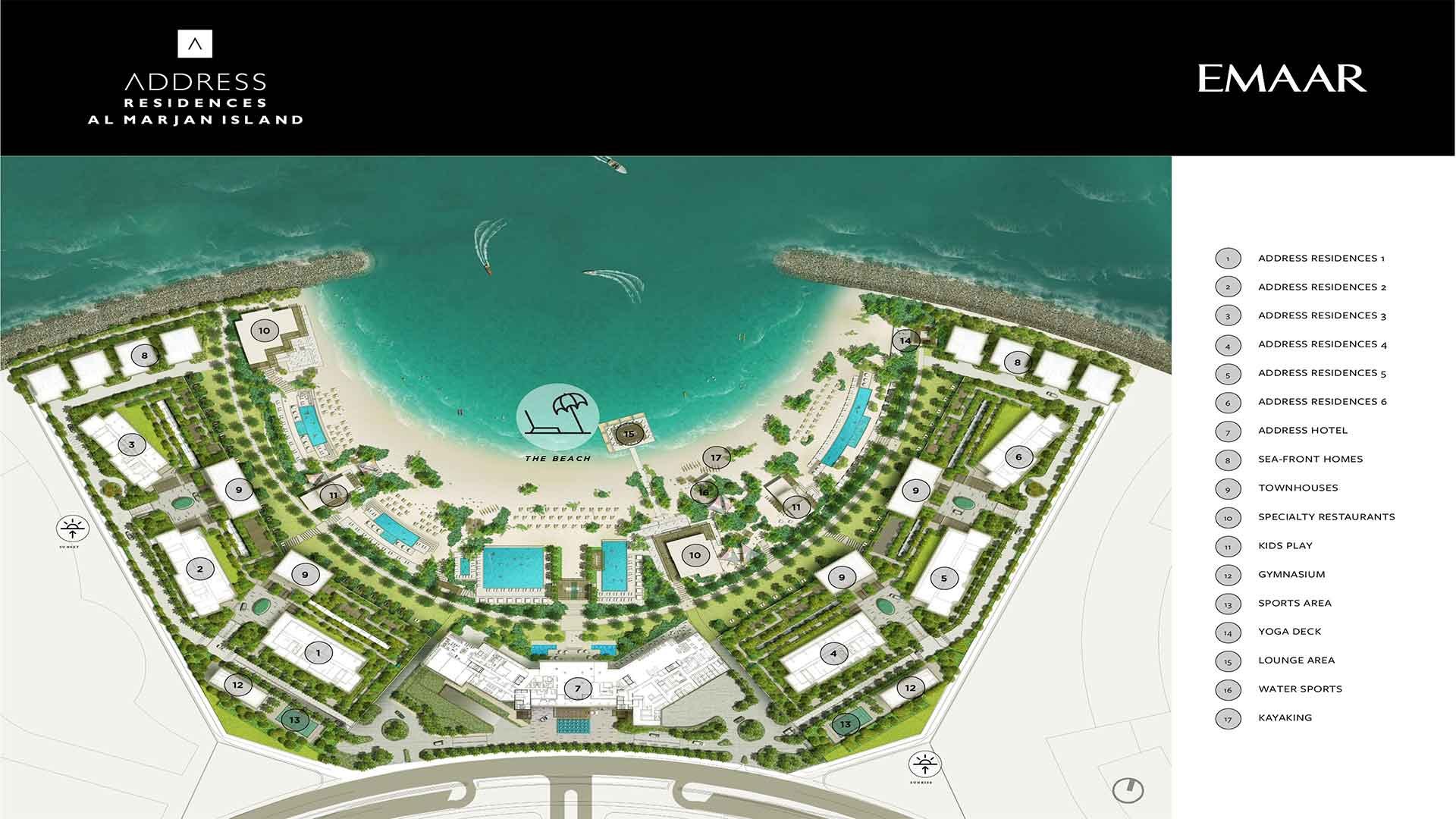 The Address Residences Al Marjan Phase 1, a development in Al Marjan Island, Dubai, photo 4
