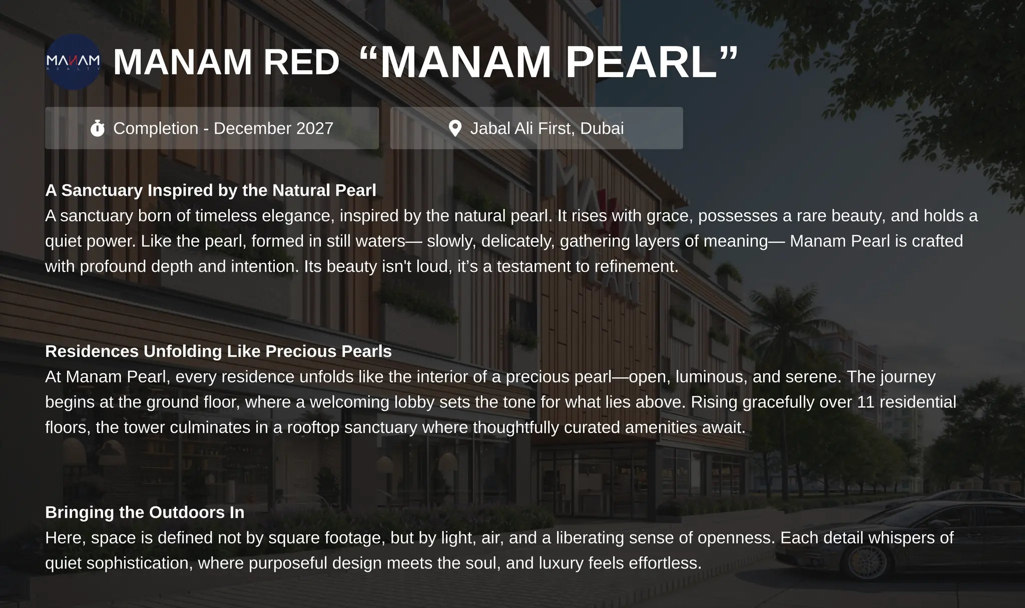 Manam Pearl, a development in Jebel Ali Village, Dubai, photo 3