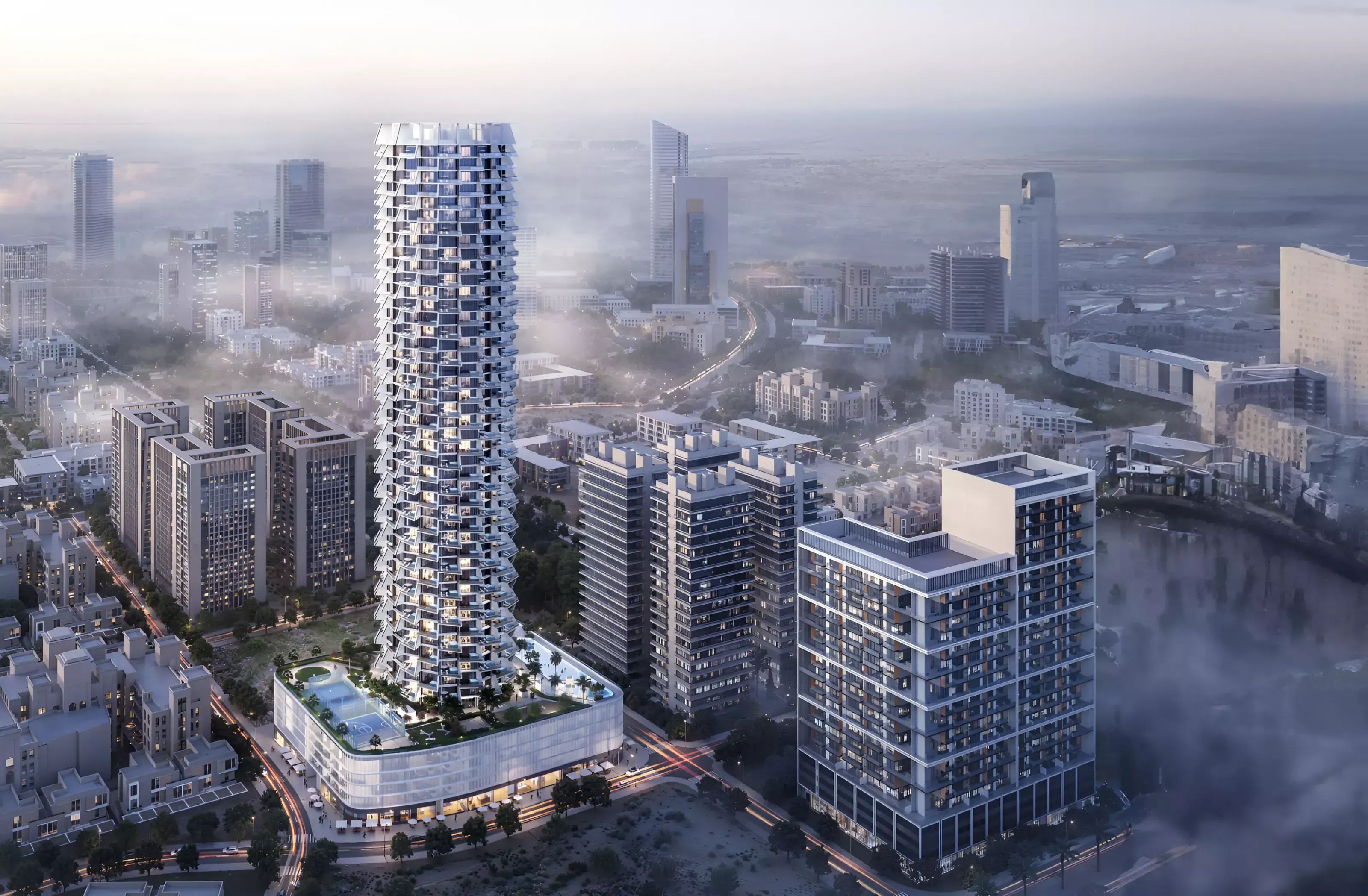 Binghatti Grove, a development in JVC (Jumeirah Village Circle), Dubai
