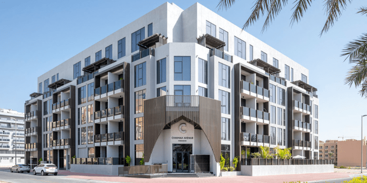 Chaimaa Avenue, a development in JVC (Jumeirah Village Circle), Dubai