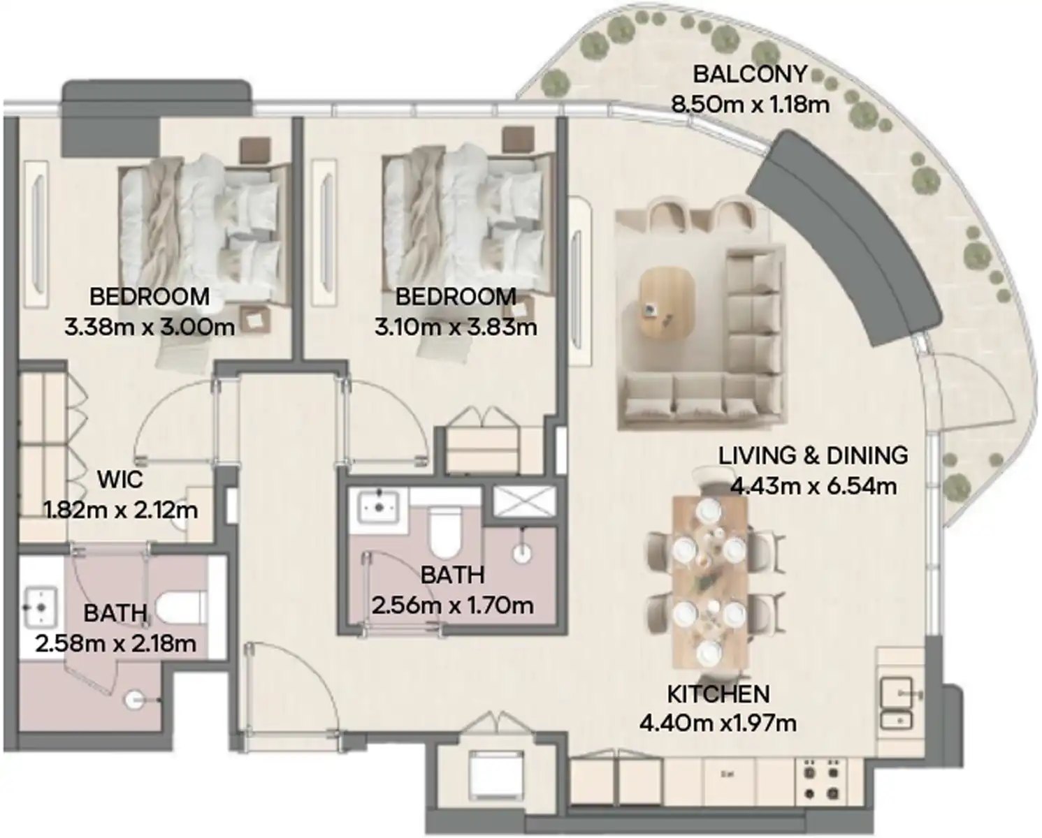 Mirasol 2, a development in Mina Al Arab, Dubai, photo 3