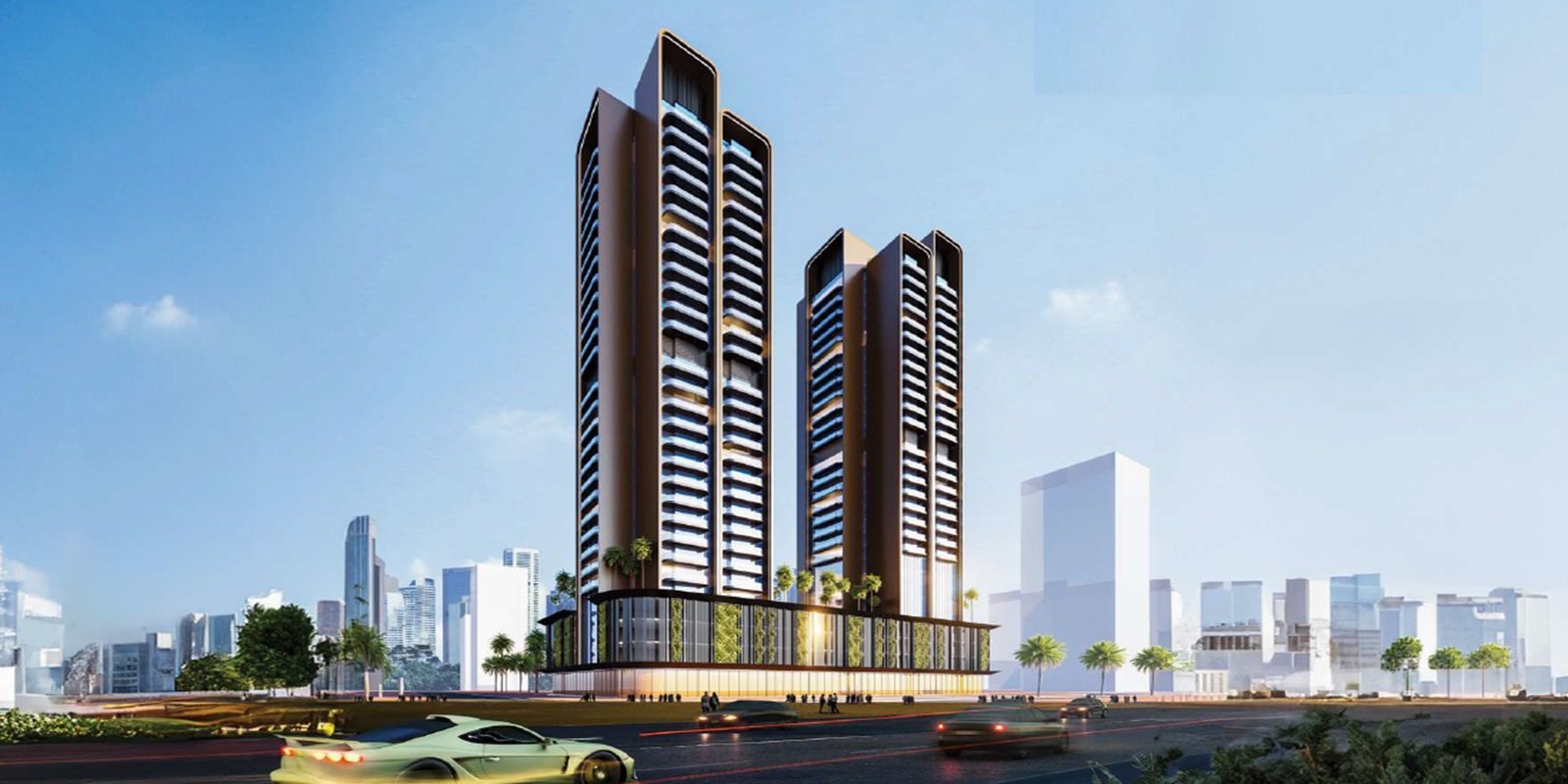 Guzel Towers, a development in JVT (Jumeirah Village Triangle), Dubai