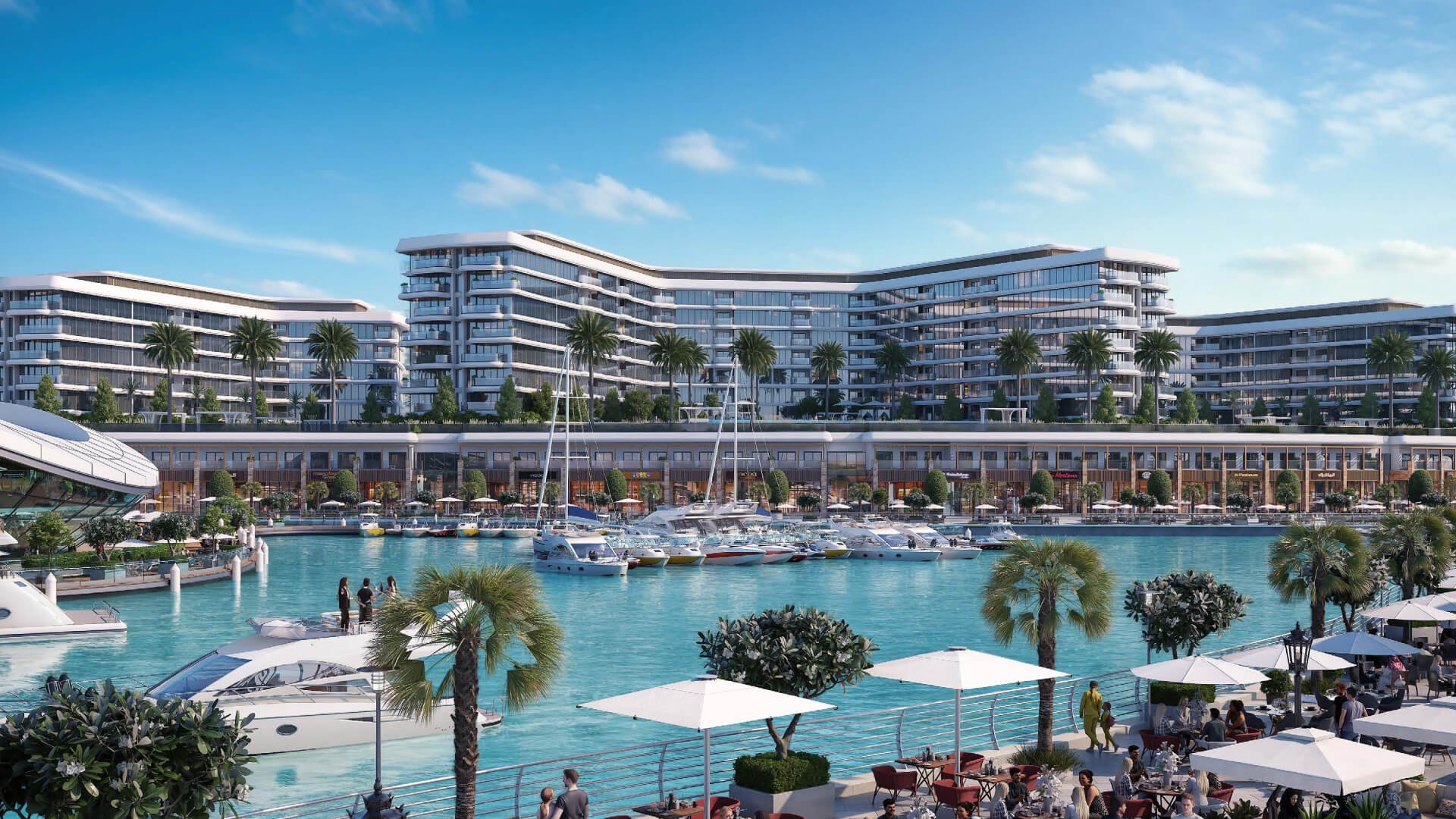 Yachtside Marina Residences, a development in Siniya Island, Dubai