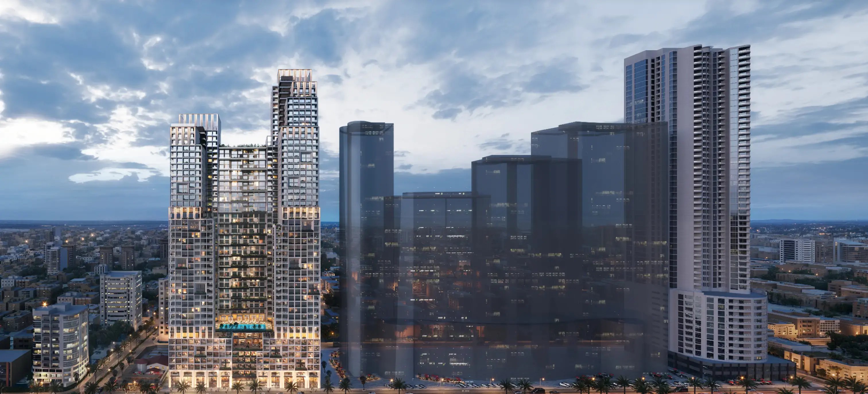 AQAAR "Corniche Residences", a development in Dubai