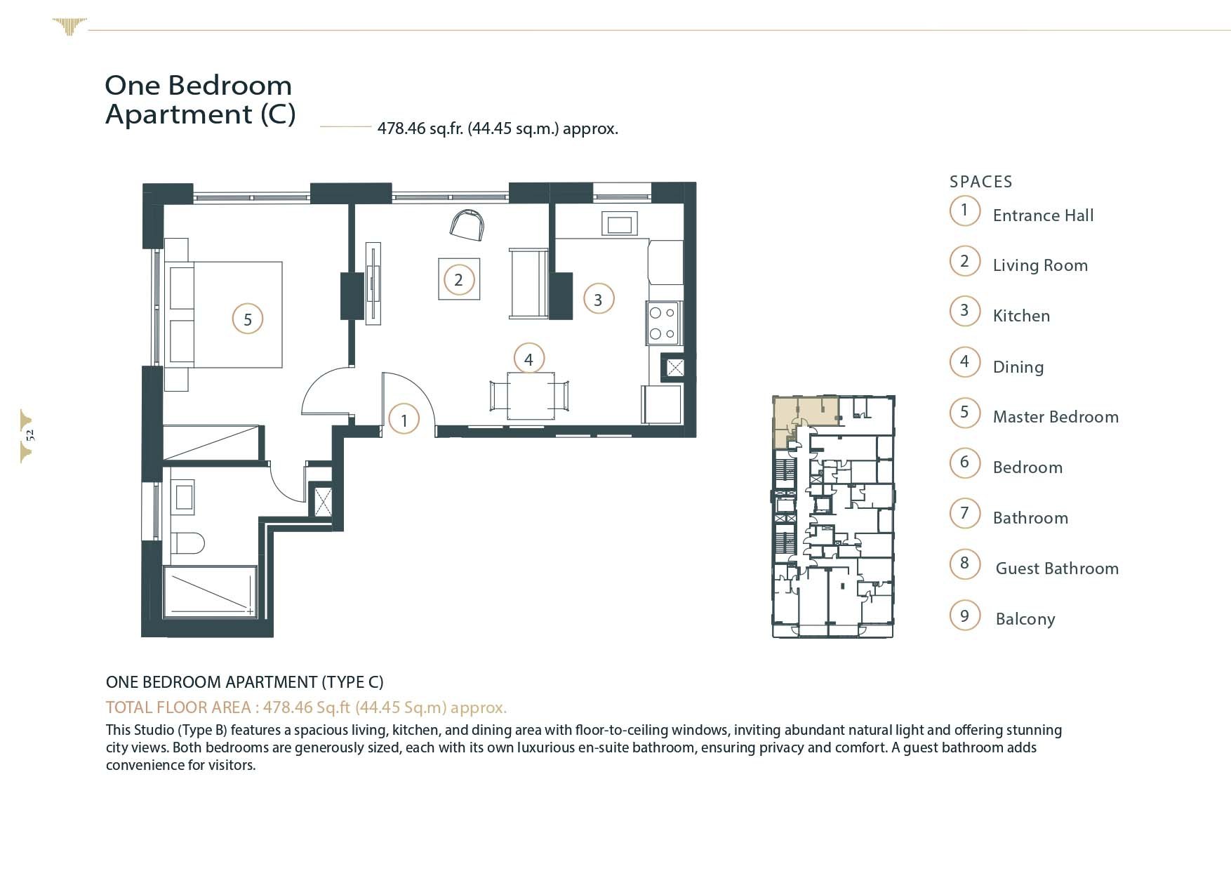 Whitestone Residence, a development in Al Satwa, Dubai, photo 3