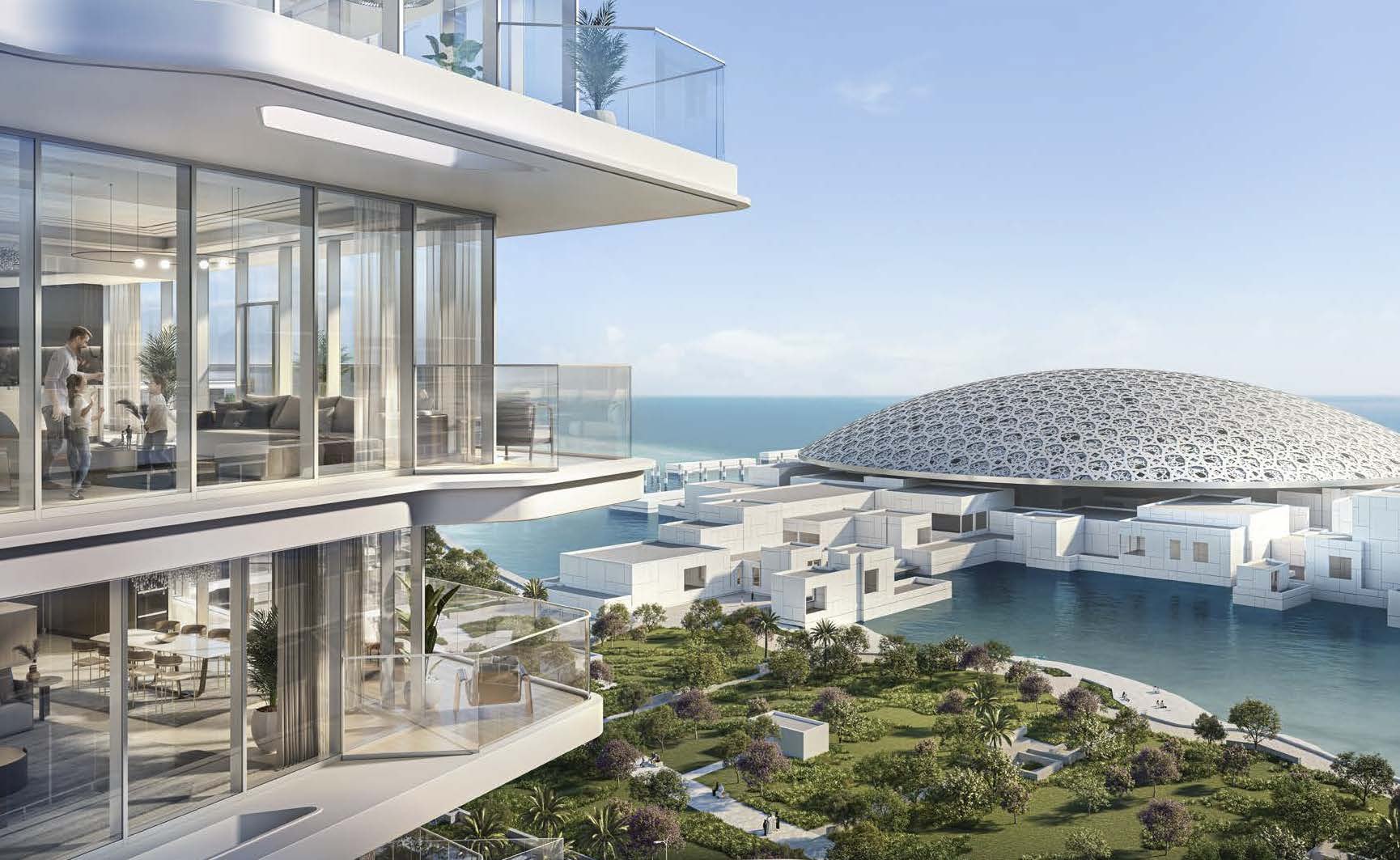 Louvre Abu Dhabi Residences, a development in Al Saadiyat island, Dubai