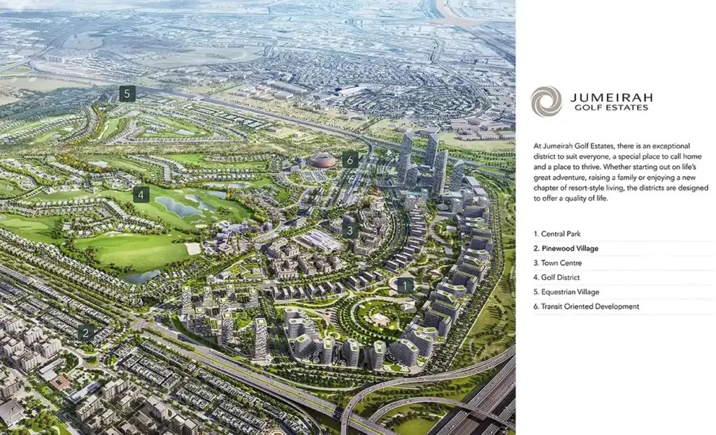 Pinewood Estate Homes, a development in Jumeirah Golf Estates, Dubai, photo 3