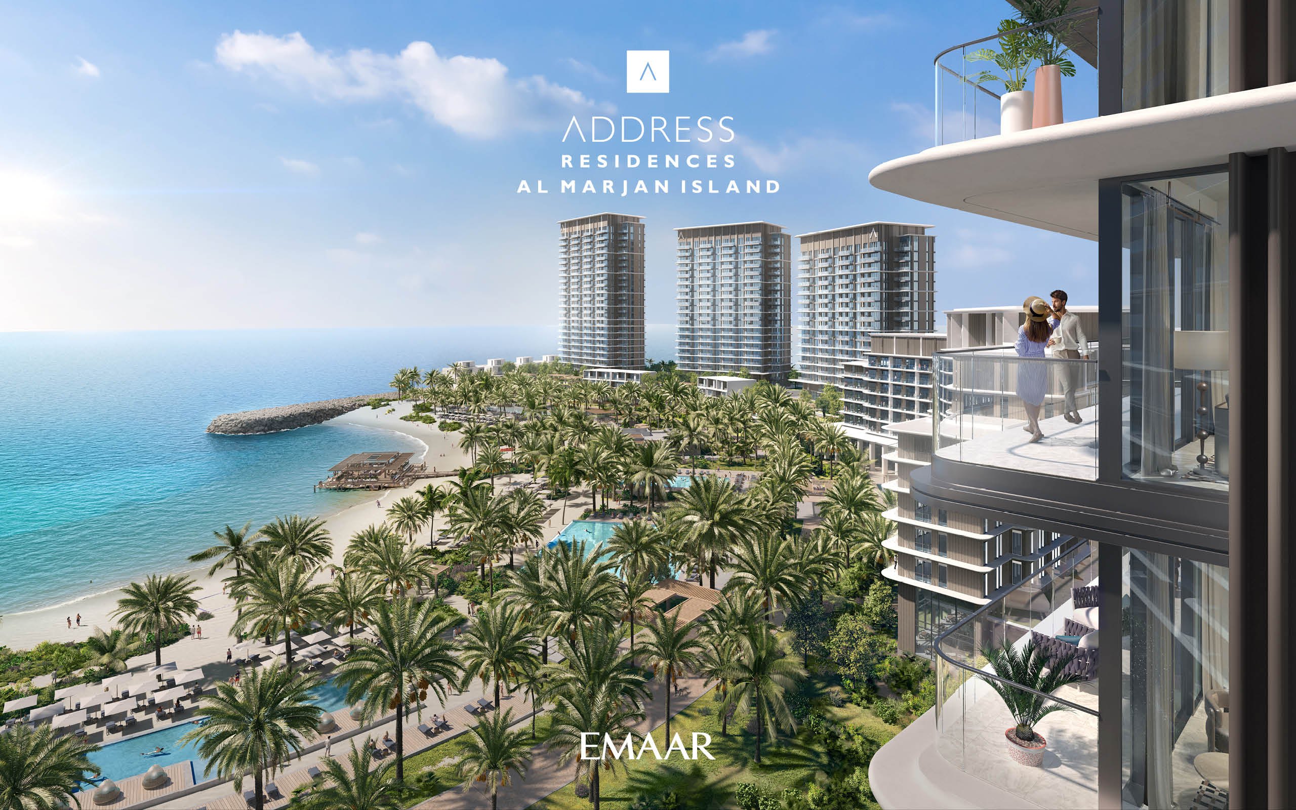 The Address Residences Al Marjan Phase 1, a development in Al Marjan Island, Dubai