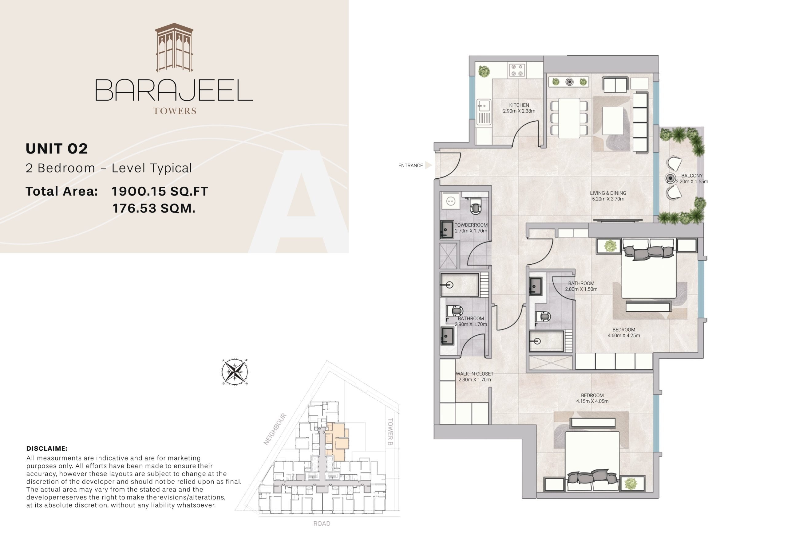 Barajeel Tower B, a development in Al Rashidiya 1, Dubai, photo 3
