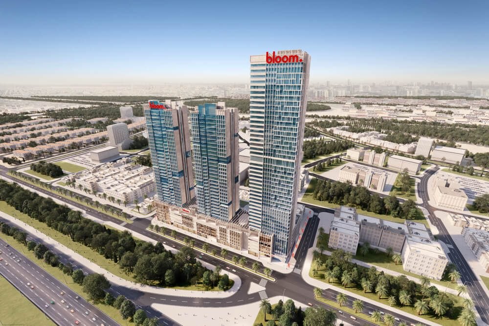 Bloom Towers, a development in JVC (Jumeirah Village Circle), Dubai