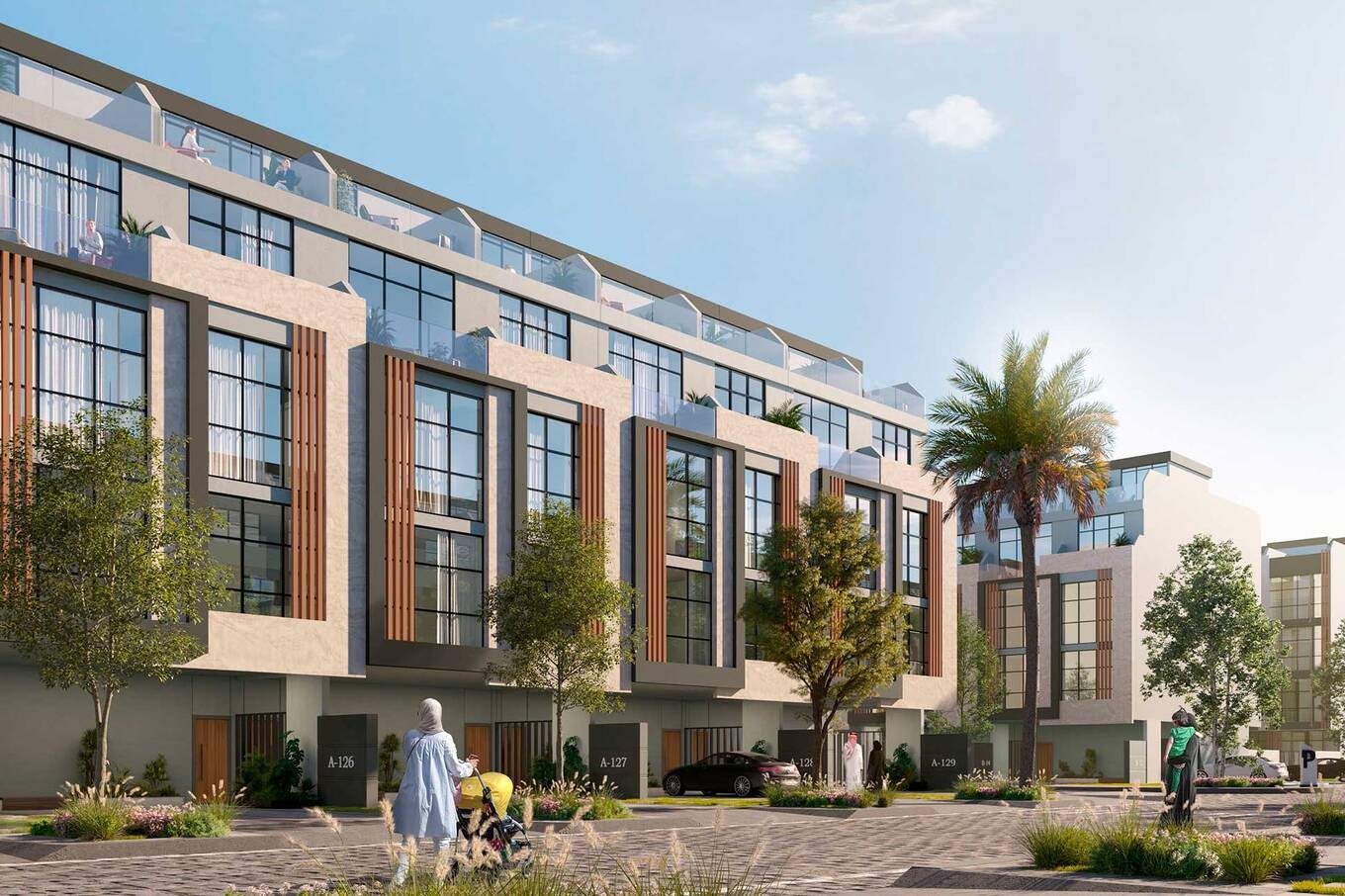 Reportage Village Abu Dhabi, a development in Khalifa City, Dubai, photo 2