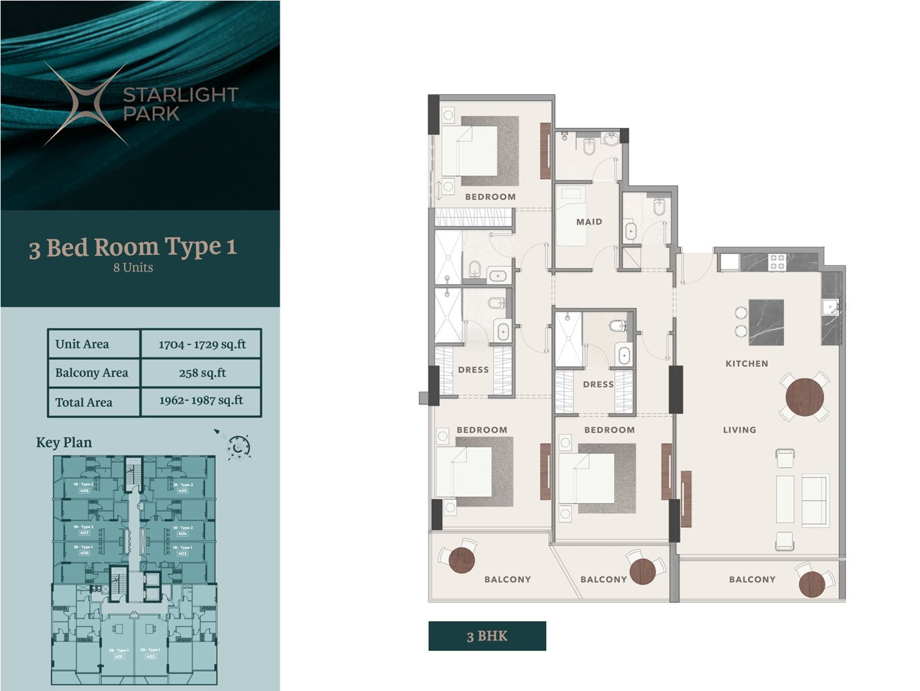 Starlight Park, a development in MBR District 11 (Meydan South), Dubai, photo 4