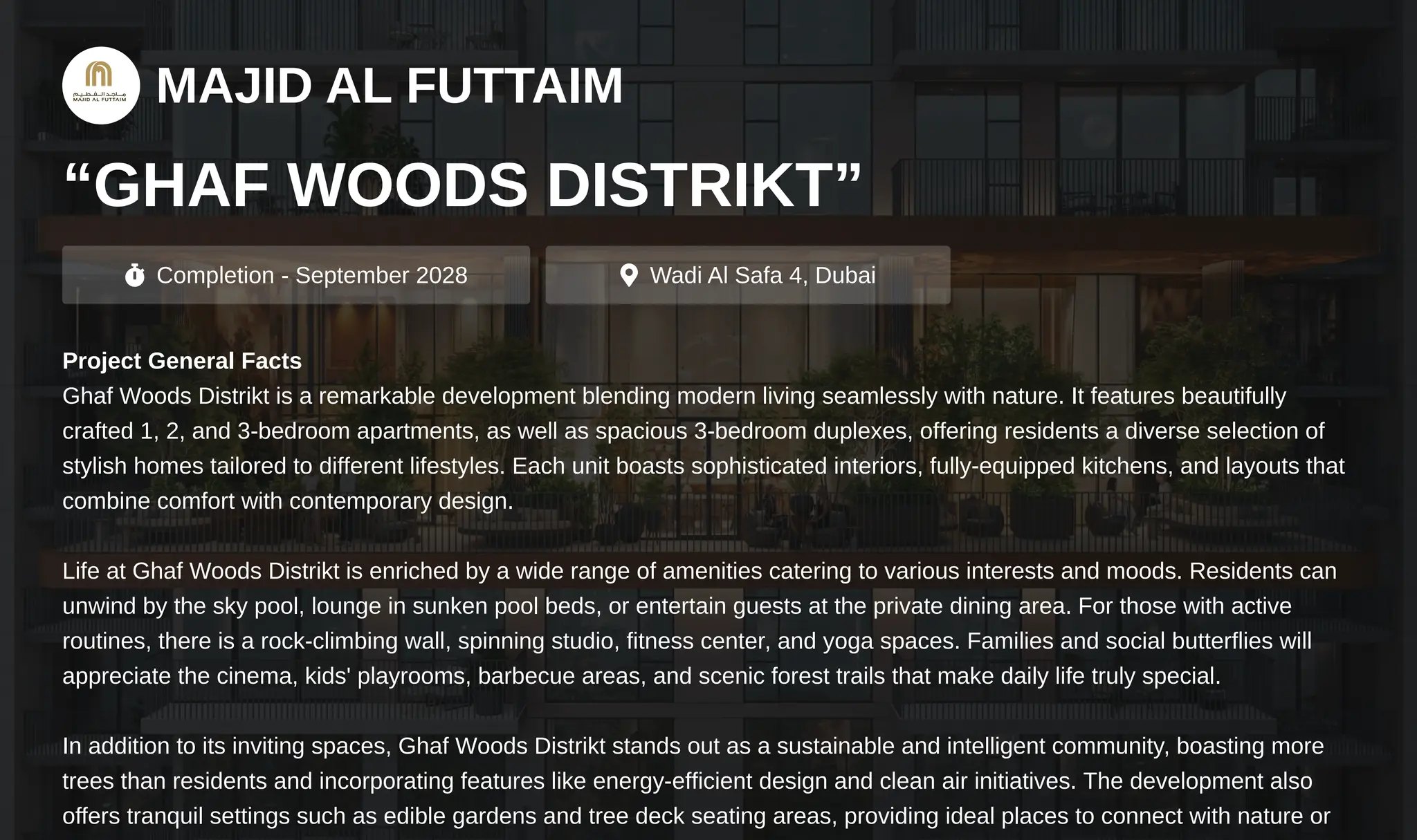 Ghaf Woods Distrikt 1, a development in City Of Arabia, Dubai, photo 4