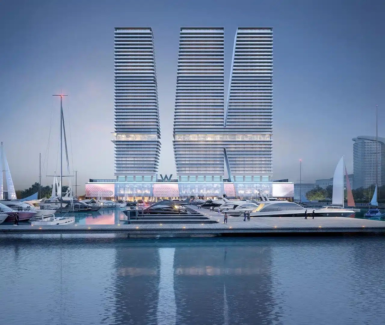 W Residences Tower 1 at Dubai Harbour, a development in Dubai Harbour, Dubai