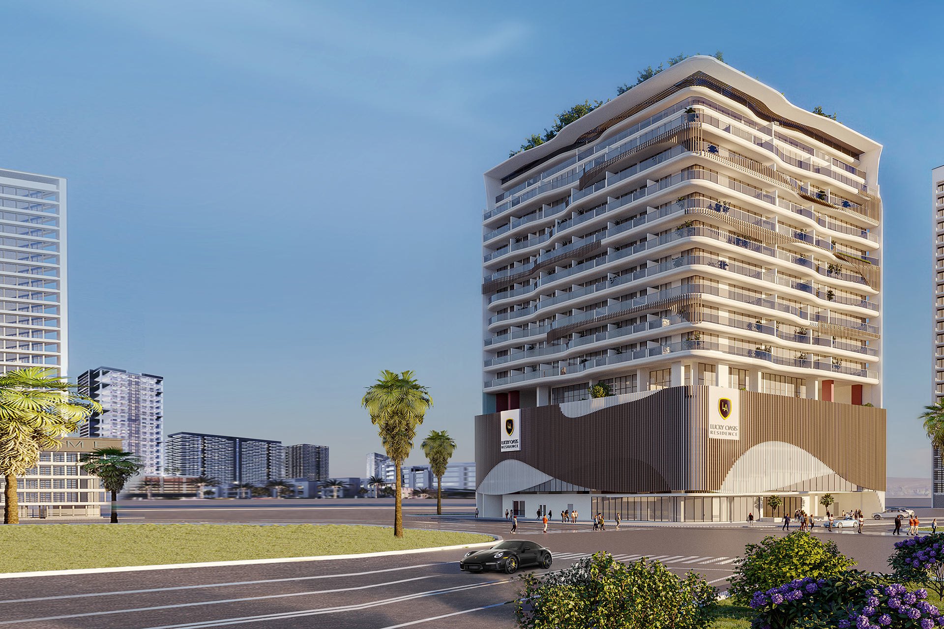 Lucky Oasis Residence, a development in JVC (Jumeirah Village Circle), Dubai, photo 4