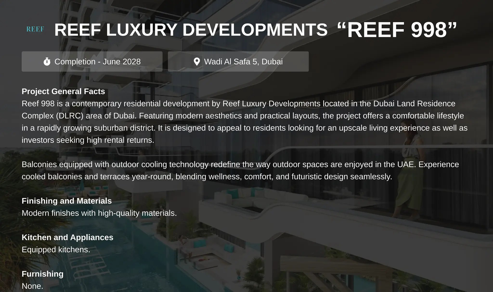 REEF 998, a development in Dubailand Residence Complex, Dubai, photo 2