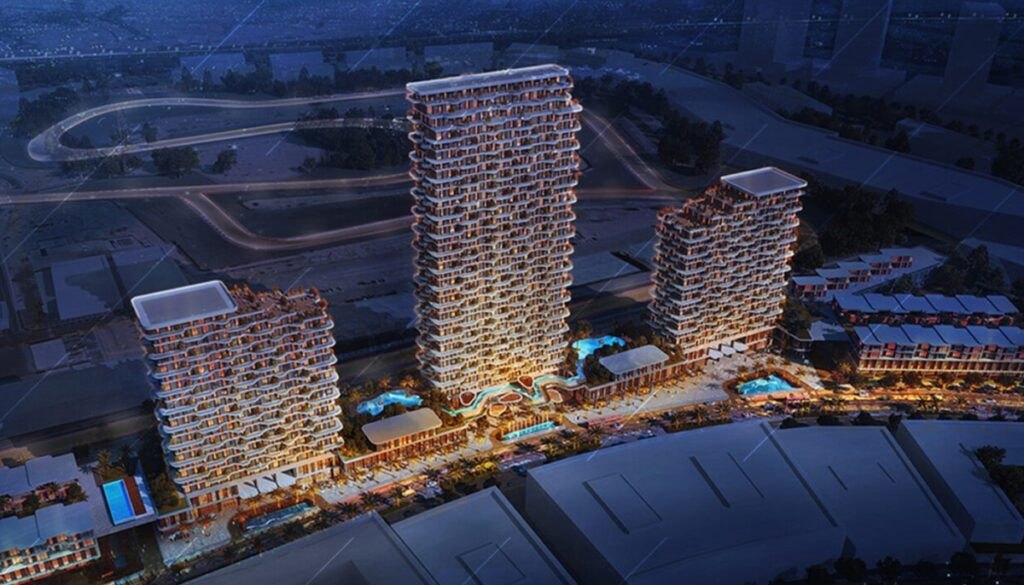 Takaya Tower, a development in Dubai Motor City, Dubai