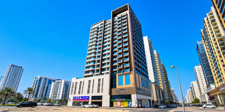 Milano Giovanni Boutique Suites, a development in JVC (Jumeirah Village Circle), Dubai
