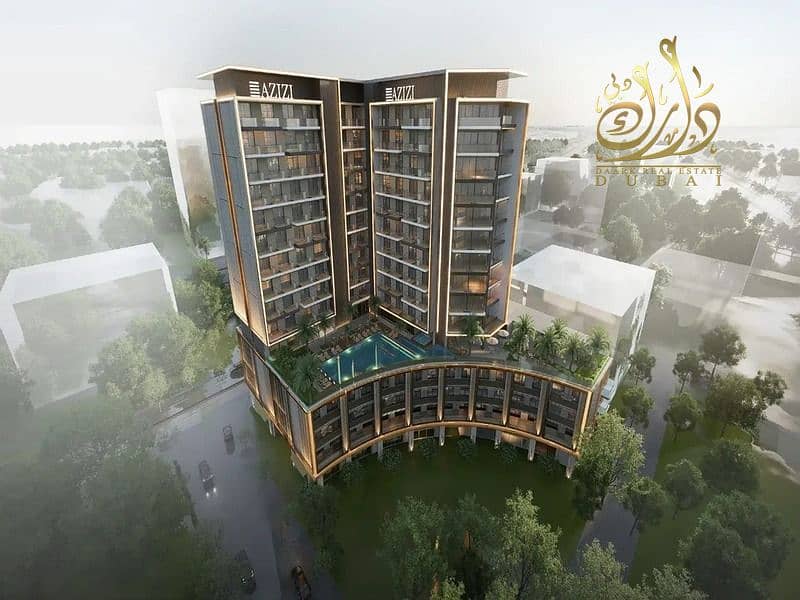 2 bedroom property at Azizi Gabriel, Downtown Jebel Ali, Dubai