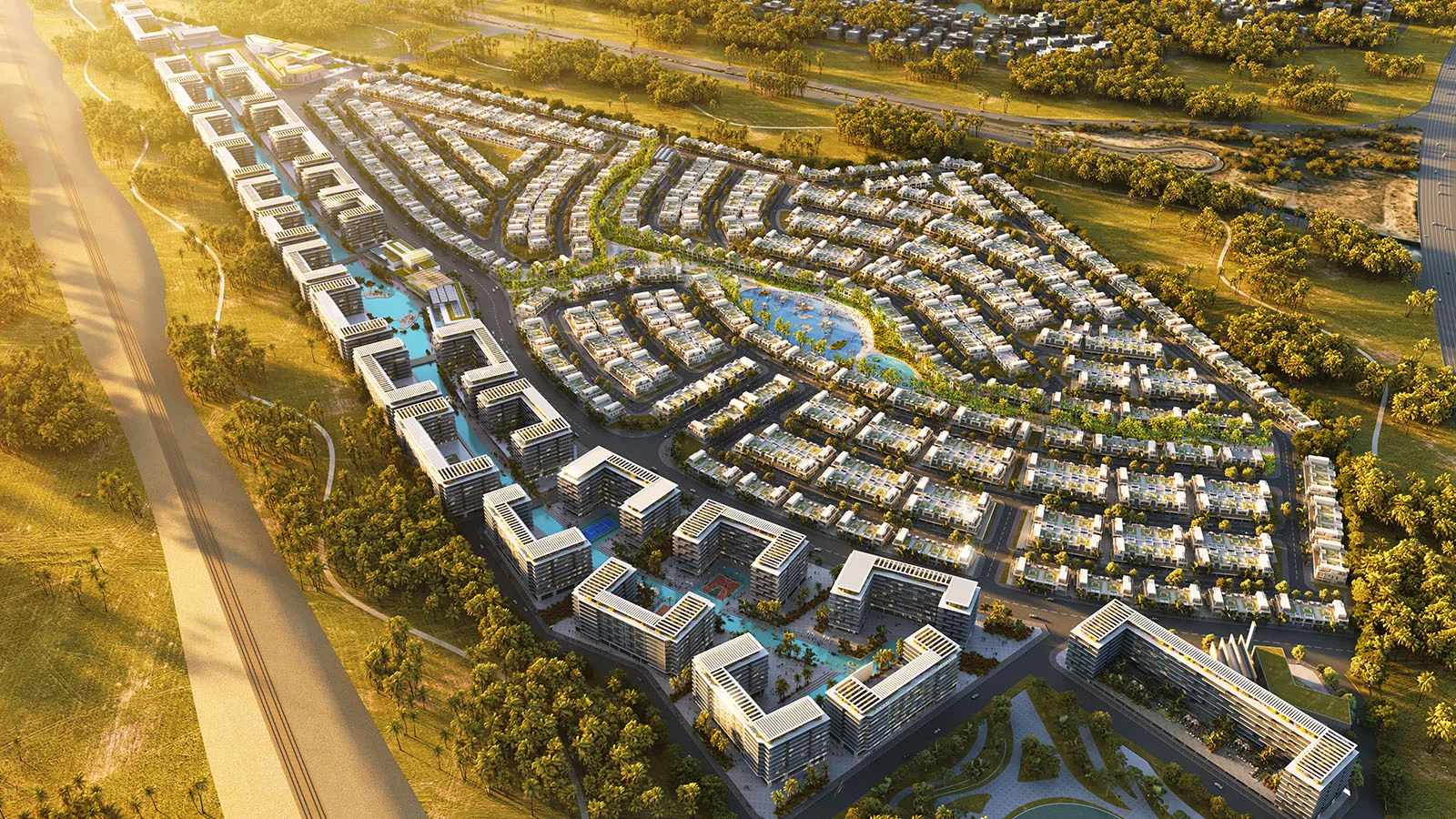 Damac Riverside, a residential community in Dubai