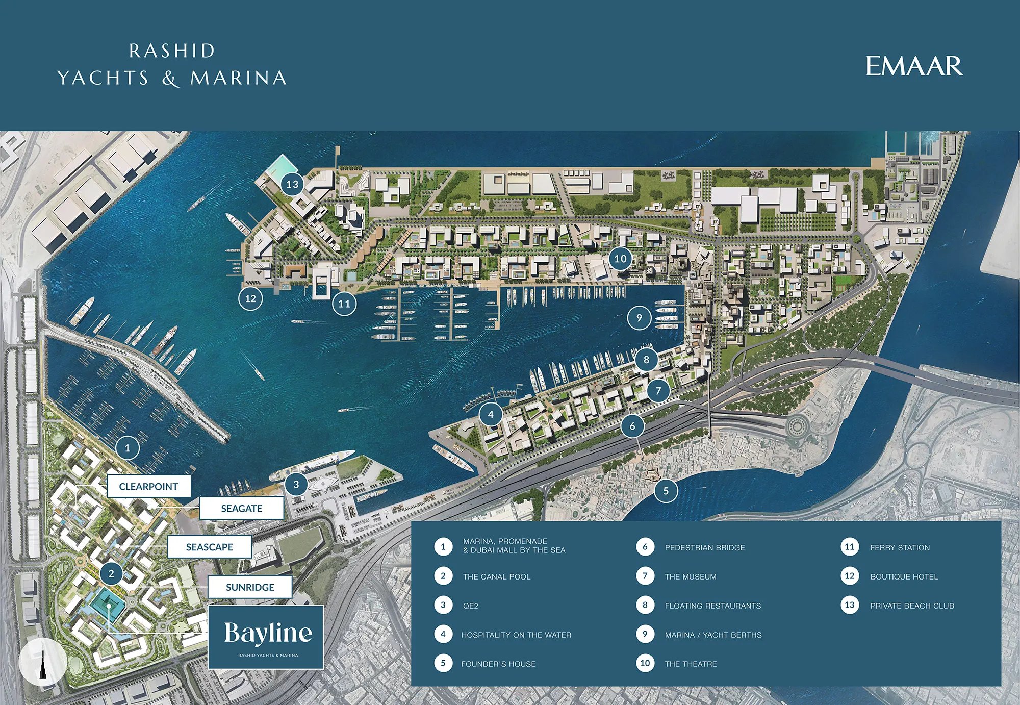 Bayline, a development in Mina Rashid, Dubai, photo 3