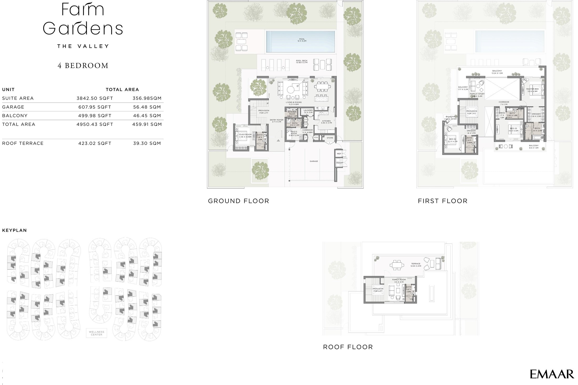 Farm Gardens, a development in The Valley, Dubai