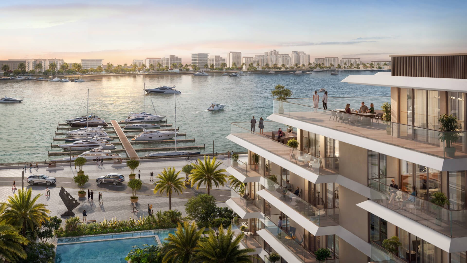 Ocean Views, a development in Mina Rashid, Dubai