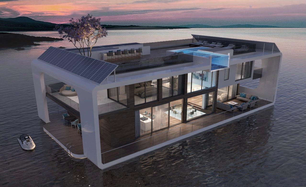 Neptune Glass Boat Villa, a development in Dubai Marina, Dubai