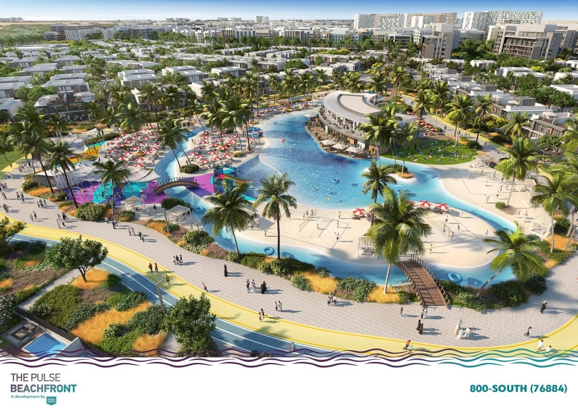 The Pulse Beachfront, a development in Dubai South, Dubai