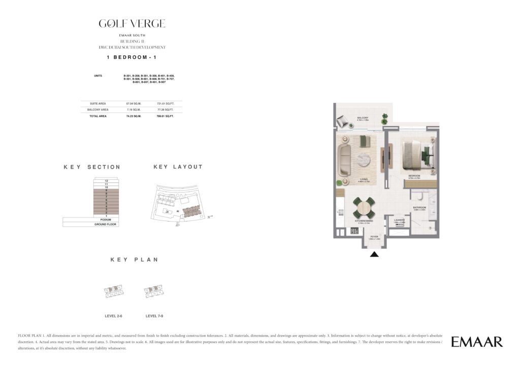 Golf Verge, a development in Emaar South, Dubai, photo 4