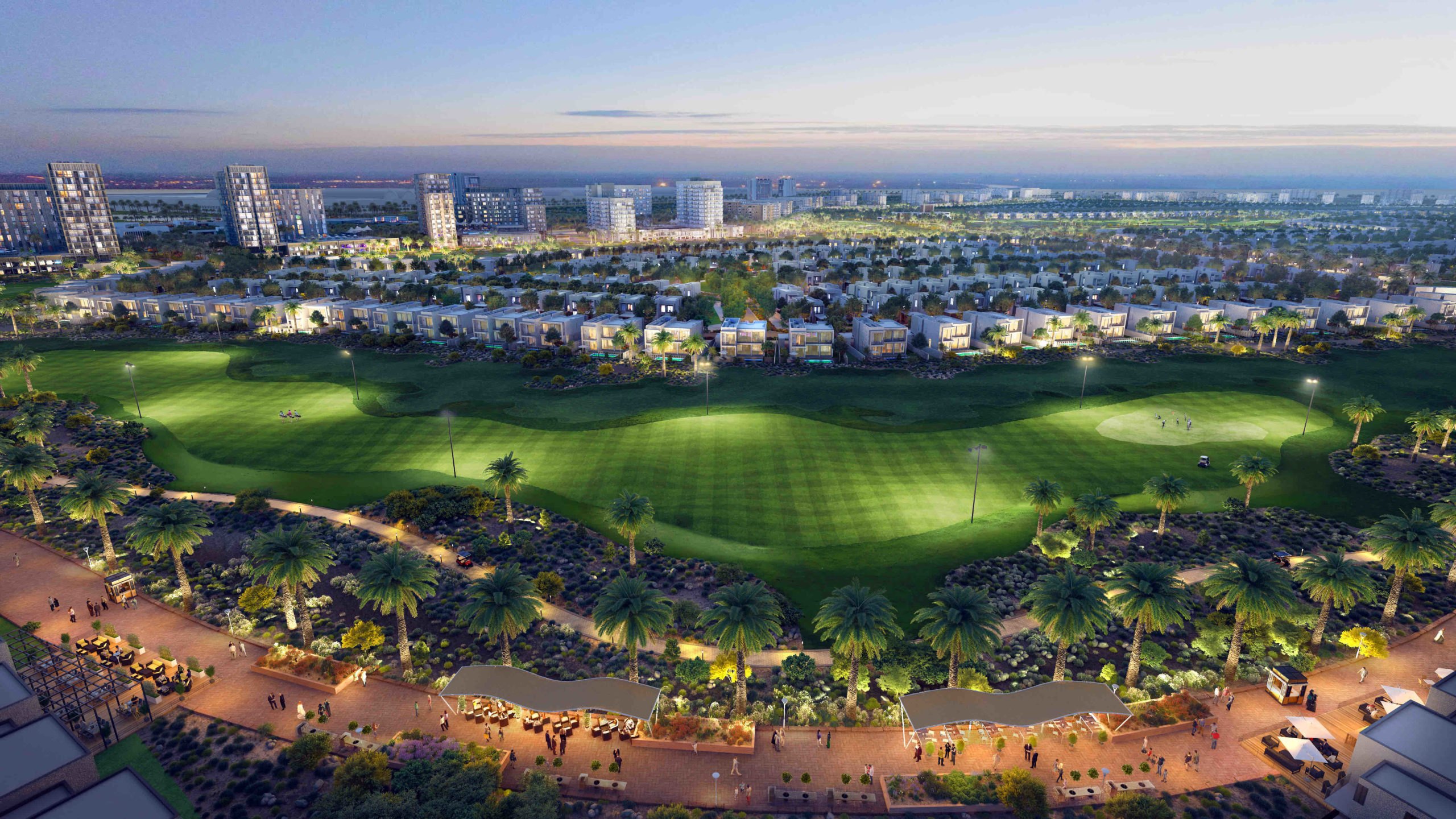 Golf Views, a development in Emaar South, Dubai