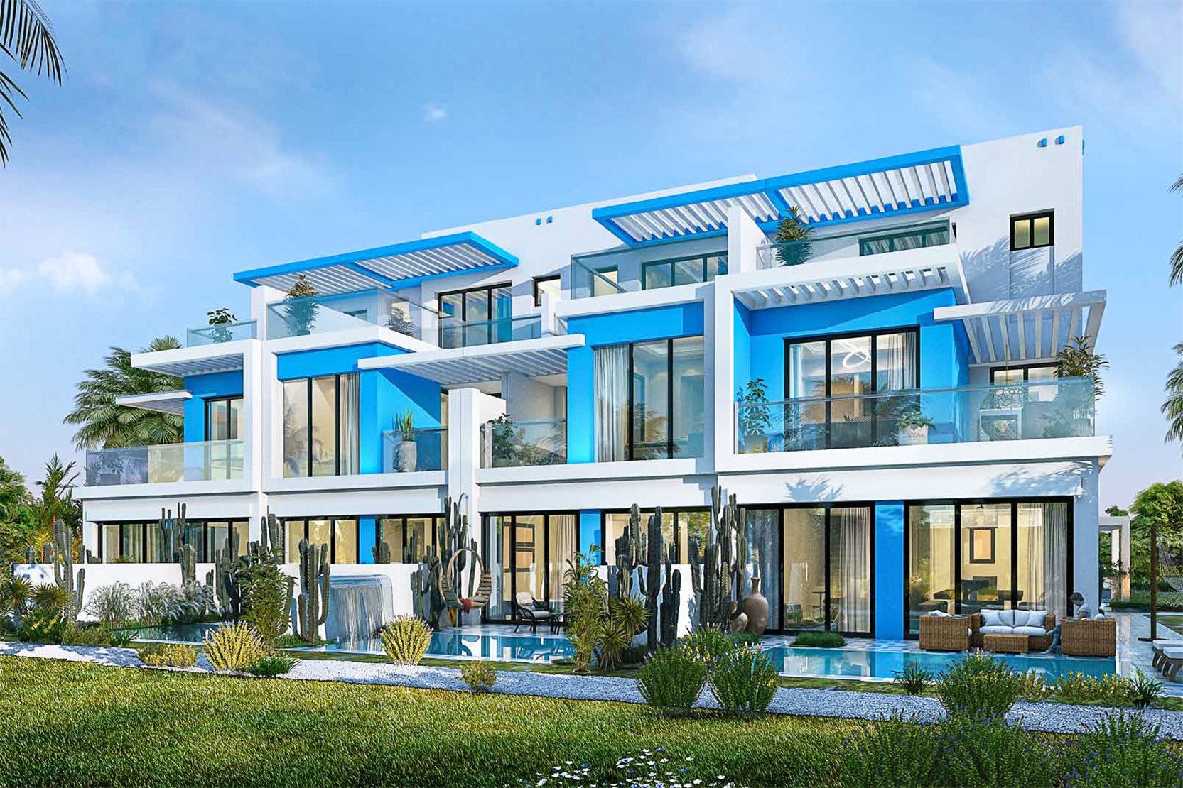 Santorini, a development in Damac Lagoons, Dubai