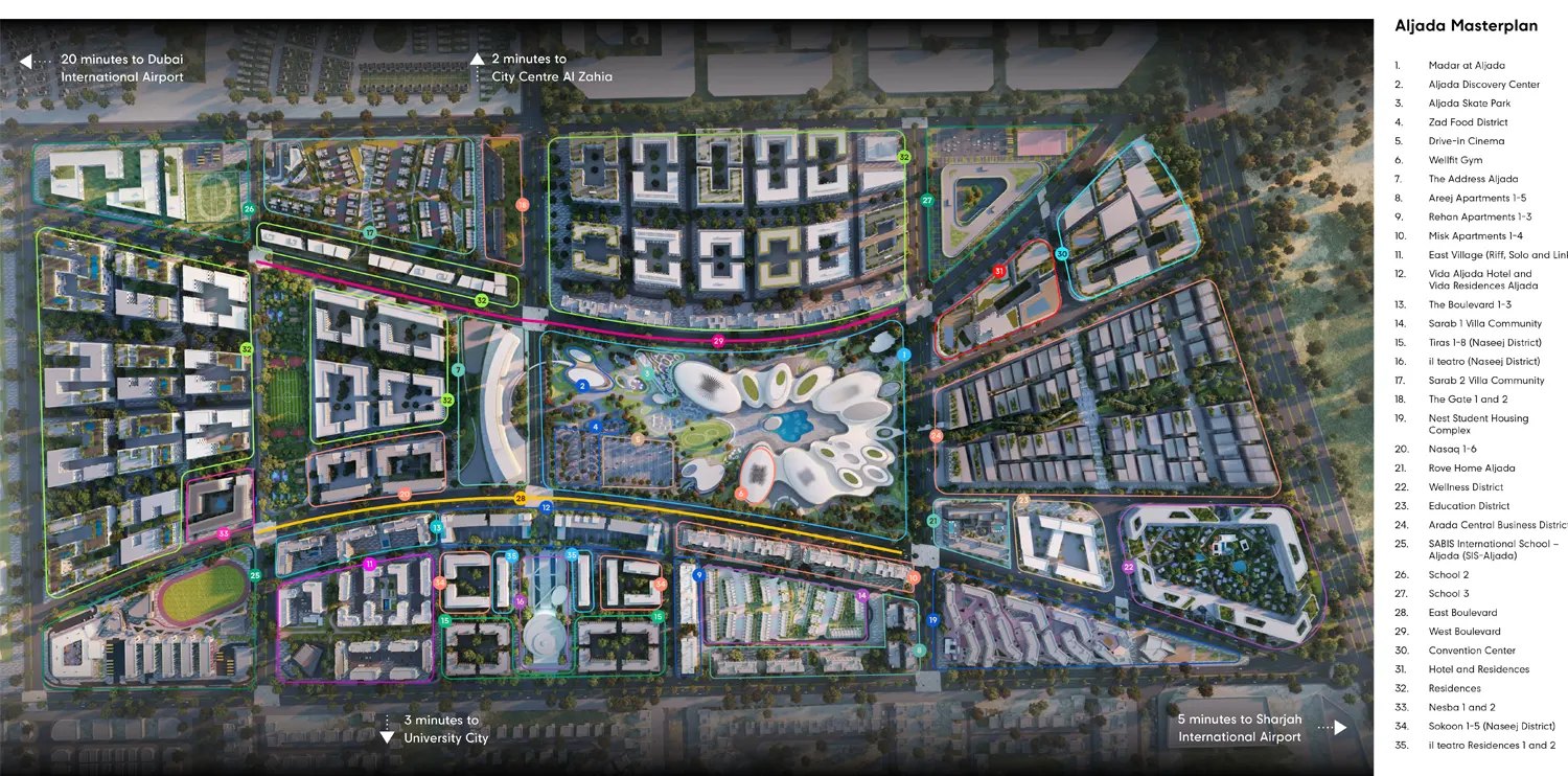 Aljada Central Business District. Building 5, a development in Muwaileh Commercial, Dubai, photo 2