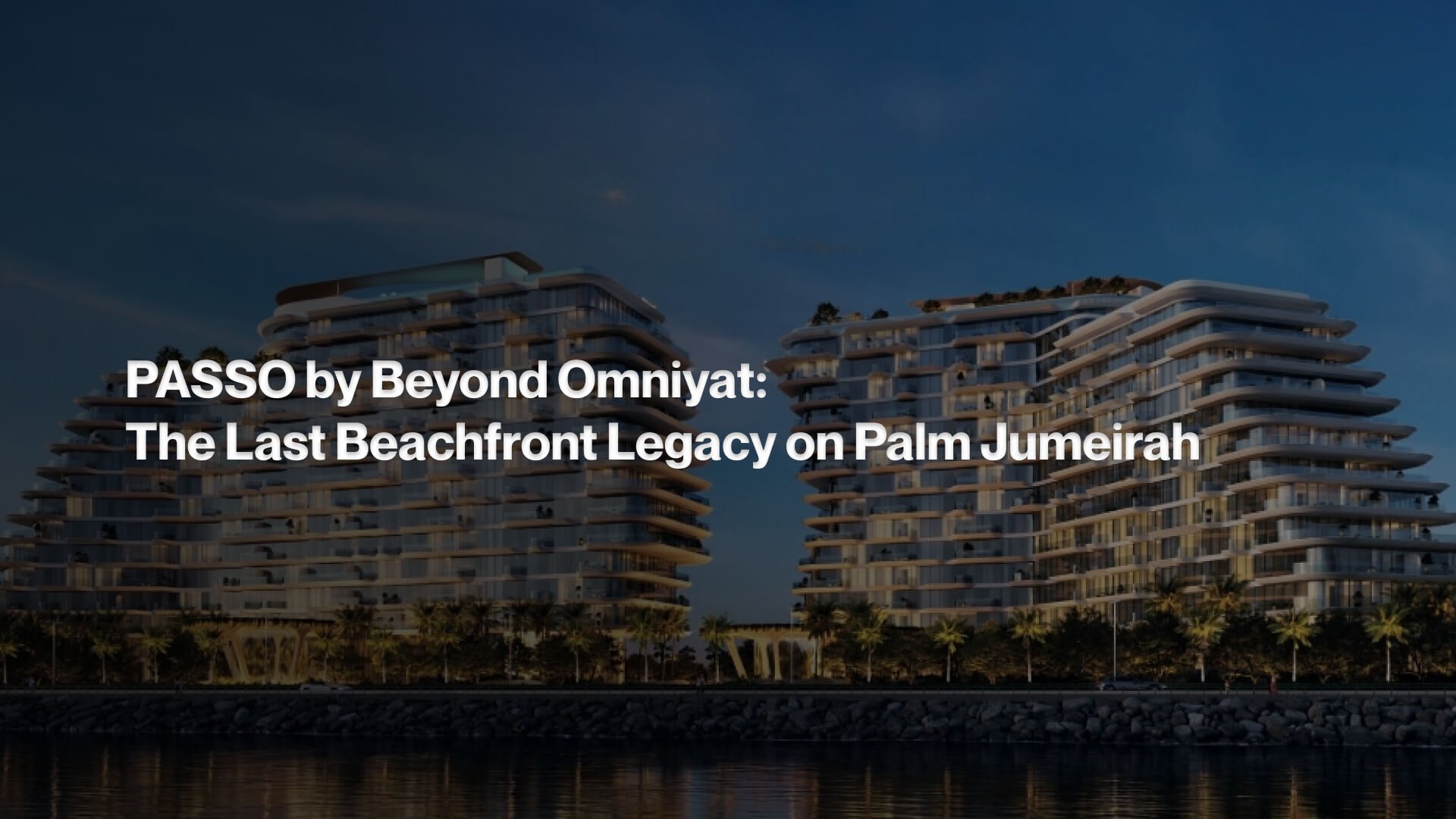 Passo, a development in Palm Jumeirah, Dubai, photo 2