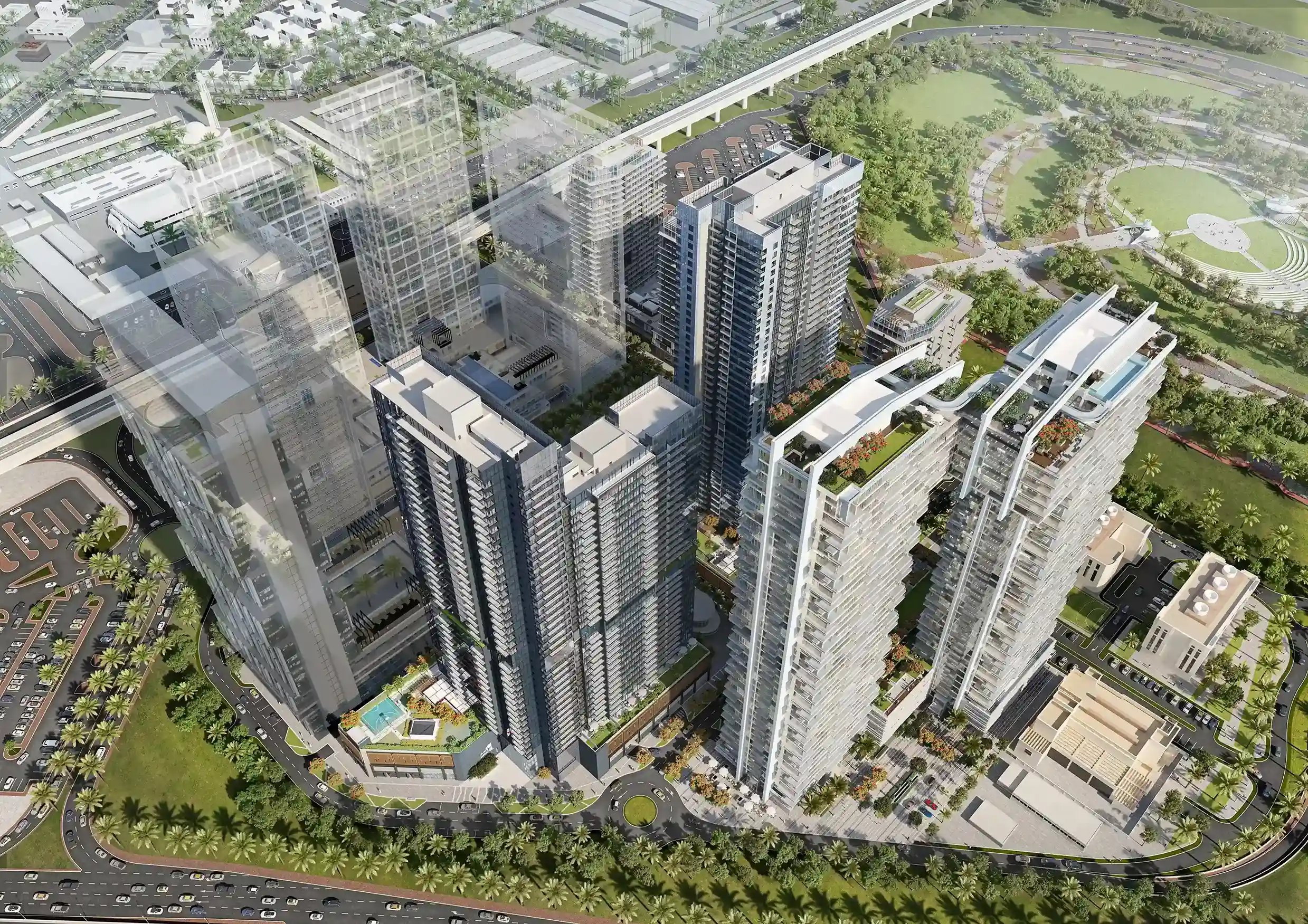 Park Views Residences Tower B, a development in Al Kifaf, Dubai, photo 3