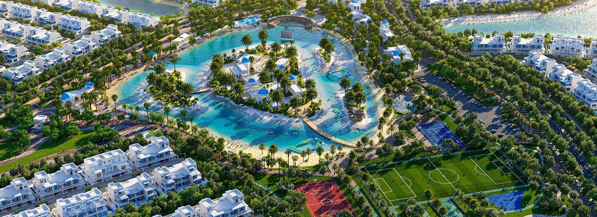 Damac Lagoons, a residential community in Dubai