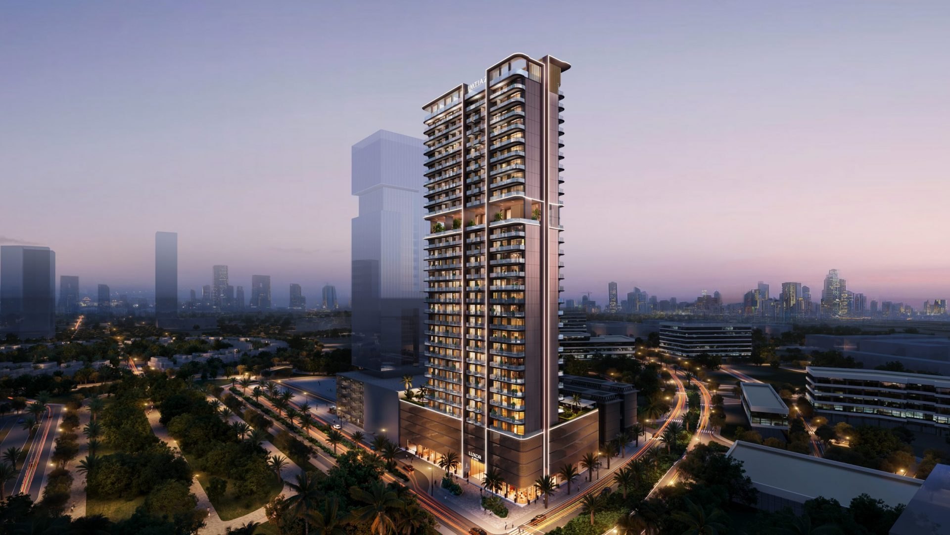 Luxor Tower, a development in JVC (Jumeirah Village Circle), Dubai