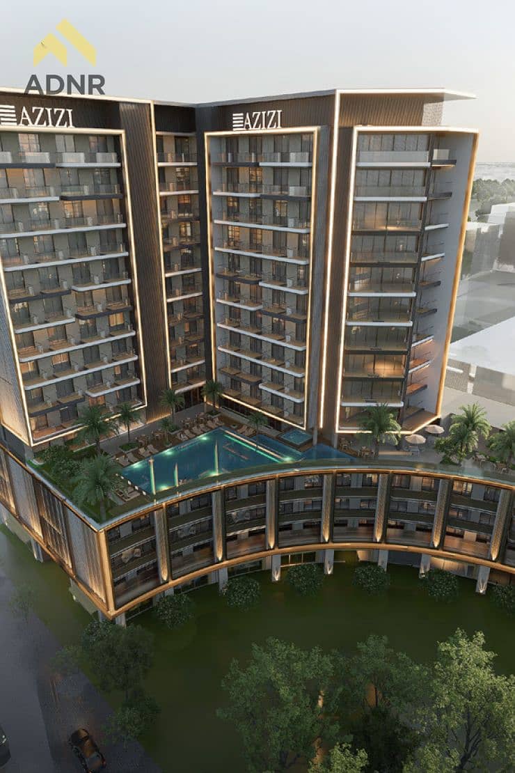 2 bedroom property at Azizi Gabriel, Downtown Jebel Ali, Dubai
